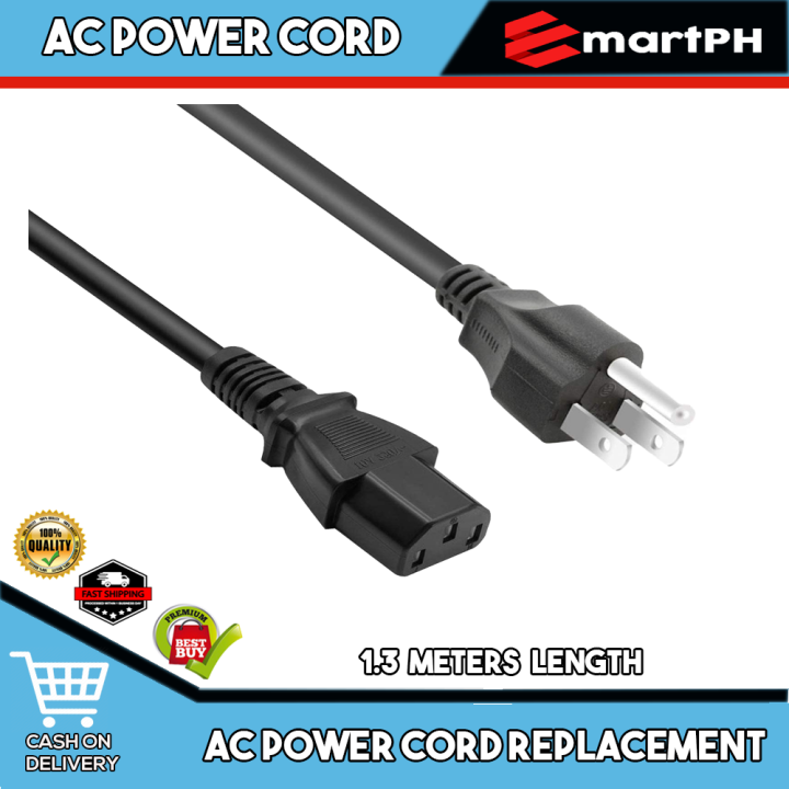 EmartPH Best Buy POWER CORD REPLACEMENT Computer Monitor TV Replacement ...