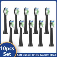 10pcs for Doxo Replacement Brush Smart Electric ToothBrush Replace Clean Brush Heads Dental Nozzle Soft Bristle Toothbrush Heads