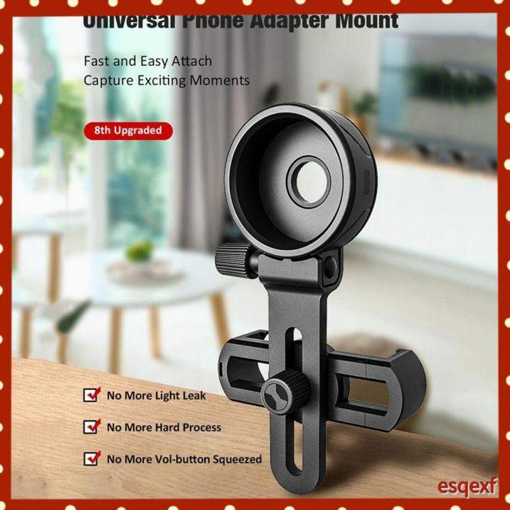 ESQEXF Black Durable Universal Telescope Phone Holder Camera Phone