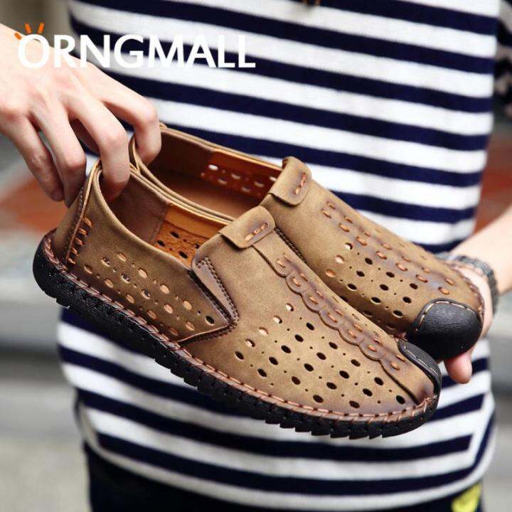 orngmall-ขายร้อนอิตาเลี่ยน-handmade-breathable-รองเท้าผู้ชายรองเท้าหนังลำลองรองเท้าอย่างเป็นทางการ-loafers-moccasin-flats-รองเท้าขนาดใหญ่ขนาด-38-46