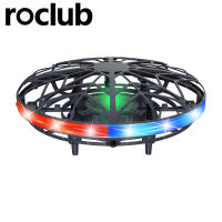 Roclub Hand Controlled Mini Flying Helicopter RC UFO Dron Aircraft Boys Infrared RC Induction Kids Toys