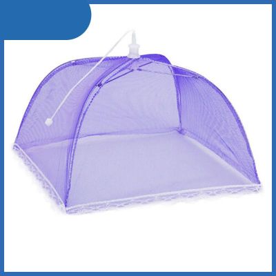 -up Mesh Food Cover Tent Kitchen Folding Dish Cover Dome Net Umbrella Picnic Kitchen Folded Mesh Anti Fly Mosquito Umbrella