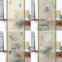 Self-adhesive Stickers Chinese Landscape Static Sticker Office Frosted Window Glass