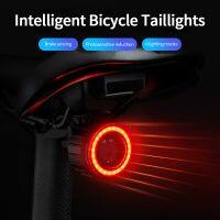 【LZ】◙☌  Smart Auto Brake Sensing LED Light para bicicleta impermeável ciclismo taillight carregamento USB luz traseira da bicicleta novo