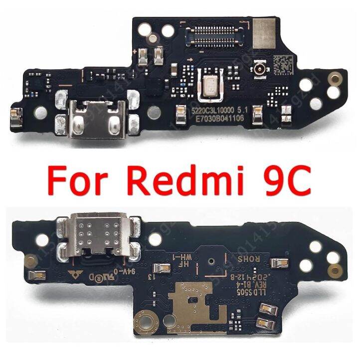 บอร์ดซ่อมโทรศัพท์มือถือดั้งเดิมสำหรับ-redmi-9-9t-9a-9c-ชาร์จพอร์ต-rion-ตัวเชื่อมต่อช่อง-usb-pcb-สายเคเบิลงอได้อะไหล่