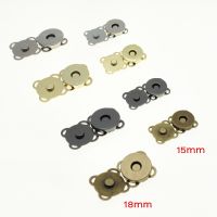 【CW】 Metal Magnetic Fasteners Clasps Buttons Handbag Purse Wallet Parts Accessories 15mm 18mm 4 Colors