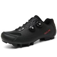 cycling shoes mtb spd cleat Self-locking mountain bike sneakers Mens Road cycling footwear Bicycle Shoes Breathable flat