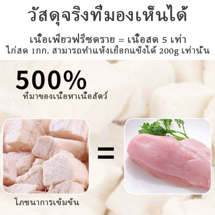 อกไก่หั่นเต๋า800กรัมบาร์เรล-อกไก่อบแห้งแมวอกไก่ฟรีซดรายอาหารแมวขนมสำหรับสุนัขขนมแมวขนมสุนัขอาหารแมวฟรีซดรายขนมสุนัขแห้งแช่แข็ง