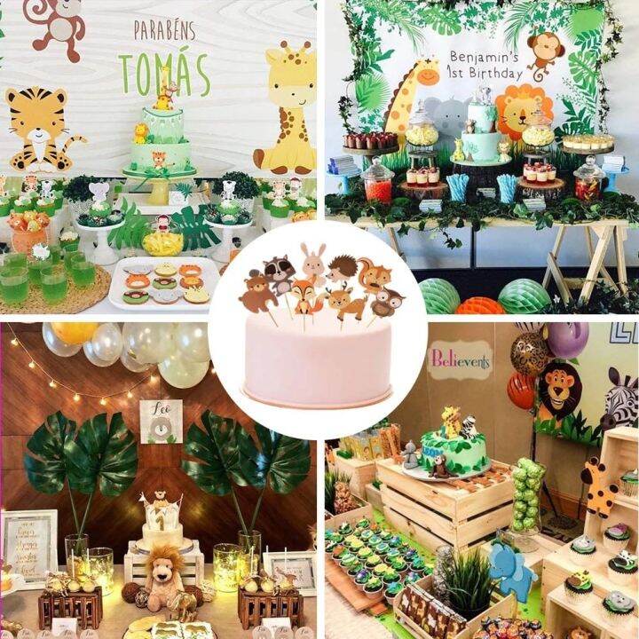 1-9-year-jungle-safari-theme-birthday-party-decorations-balloon-arch-kit-for-girl-baby-shower-gender-reveal-party-supplies