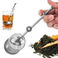 【2023】Reusable Tea Infuser Strainer Stainless Steel Ball Tea Filter Maker For Mug Coffee Herb Spice Filter Diffuser Handle Tea Ball ！