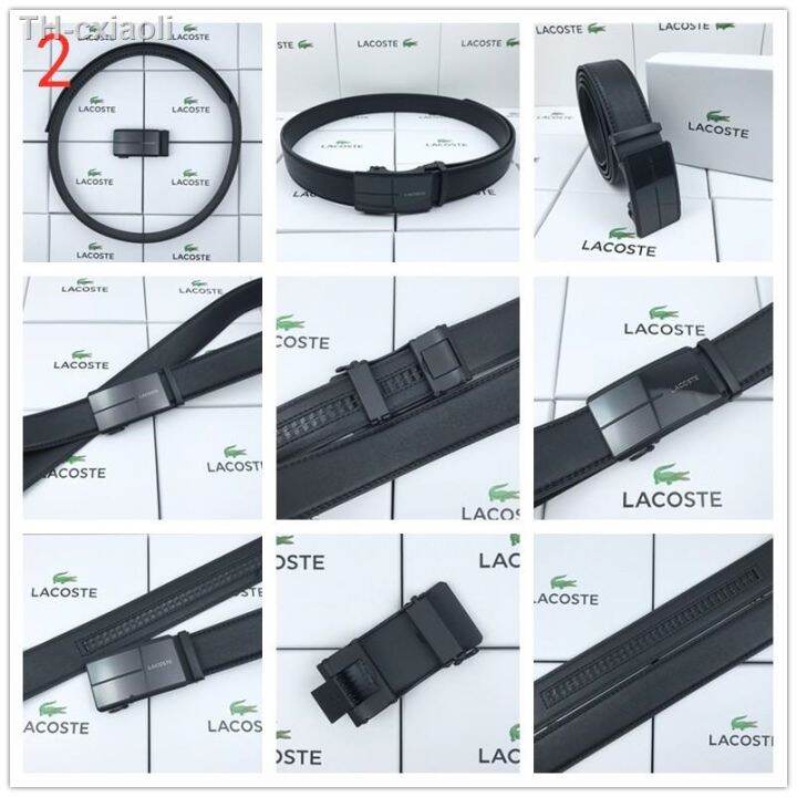 เข็มขัด-lacoste-เข็มขัดผู้ชาย-เข็มขัดหัวเข็มขัดอัตโนมัติ-เข็มขัดหนัง-เข็มขัดธุรกิจ-แฟชั่นสบาย-ๆ-กล่องของขวัญ-gift