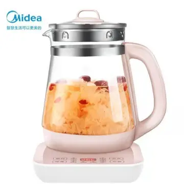 Midea 220V Health Pot Tea Maker 0.6L Multifunctional Office Mini Small  Glass Electric Kettle To