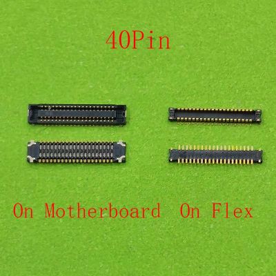 2-10pcs จอแสดงผล LCD FPC เชื่อมต่อบนเมนบอร์ดสําหรับ Xiaomi Mi 6 Mix Redmi 8 8A 5 Hongmi 10X 4G Screen Plug Port Flex 40pin