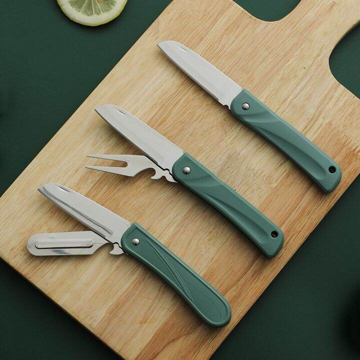 2in1-stainless-steel-peeler-opener-multifunctional-fruit-potato-cutter-peeler-folding-knife-fork-camping-bento-kitchen-gadget-graters-peelers-slicers