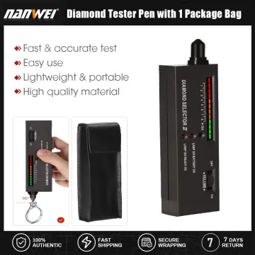 Portable Diamond Gem Tester Selector V2 with Case Gemstone Platform Jeweler  tool