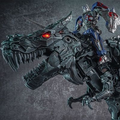 WJ Transformation Grimlock Alloy Movie Film Oversize Enlarged SS07 Dinosaur Leader Ancient Action Figure Toy Collcetion Gifts
