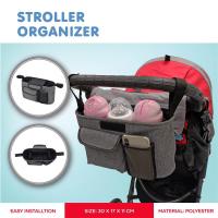 [คูปองลดเพิ่ม+เงินคืน] Stroller Organizer กระเป๋า สำหรับใส่ของ ติดรถเข็น