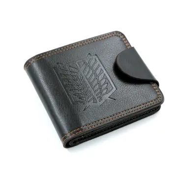 Black Hasp Purse Detail Fold Over Small Wallet Pocket Wallet Small