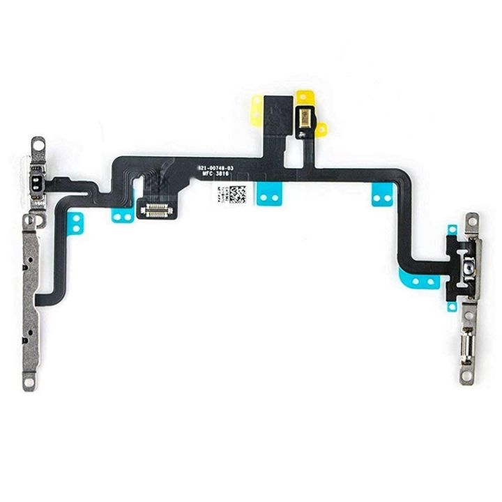 2ชิ้น-เซ็ตสำหรับ-iphone-7-7p-8-8-plus-สกรูทั้งชุดเปิด-ปิดเสียงสวิตช์ปรับระดับเสียงปุ่มไฟฉาย-led-สายเคเบิลงอได้
