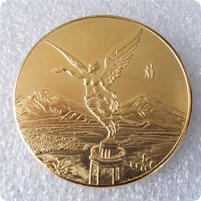 【CC】✧  2023 Hot Selling Mexico Gold Coin Decoration Coins Desktop Ornament Gifts
