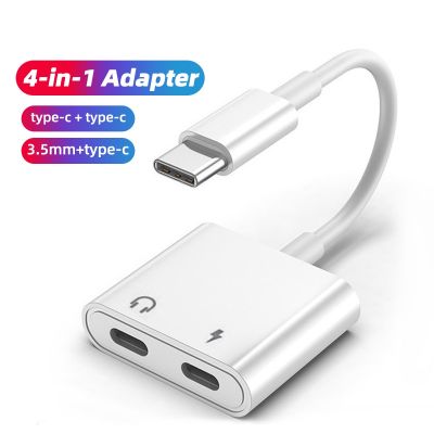 Type C Adapter For Samsung Galaxy S22 S21 FE Note 20 Ultra Note10 USB C to 3 5 Jack Audio Charger Splitter DAC Typec Converter