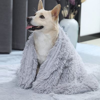 [pets baby] ผ้าห่มขนแกะสำหรับสัตว์เลี้ยงและแมวผ้าห่มนุ่มผ้าห่มเตียงสุนัขสำหรับสุนัขขนาดใหญ่ในฤดูหนาว