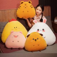 【CW】Squish Pillow Plush Toy Animal Kawaii Rabbit Tiger Pig Dog &amp; Chicken Plush Toys Pillow Buddy Stuffed Cushion Valentines Gift