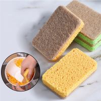 [ Seller Recommended ]1PC Household Multi-Purpose Sisal Scouring Pads / Kitchen Microfiber Cleaning Sponges / Magic Nano Sponge Cleaner Eraser / Useful Cleaning Tools / Household Cleaning Wash Cloth