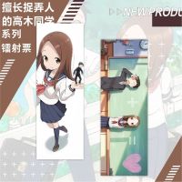 Karakai Jozu No Takagi San Anime Bookmark Nishikata Cute Book Clip Pagination Mark Ticket Collection Stationery School Supplies