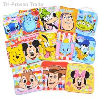 Disney Princess Mikey Minnie Winnie The Pooh Stitch Cartoon Small Square Towel Children Boy Girl Towel 20x20cm