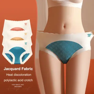 2PCS/Set Women Plus Size Modal Underwear Sexy Jacquard Sport Panties  Comfort Briefs Girls Soft Antibacterial Lingerie