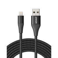 Anker A8453 USB-A เพื่อสายเคเบิลหลอดไฟ (6ft สีดำ)