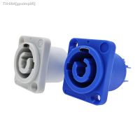 ◑ 1PCS Stage Light LED Power Cable Plug socket 3 pin Panel PowerCon professional audio power plug Connector