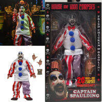 Original Baidai House Of 1000 Corpses Captain Spaulding Clown Figure Collection 20ซม. ตัวเลขการกระทำตกแต่งของขวัญ