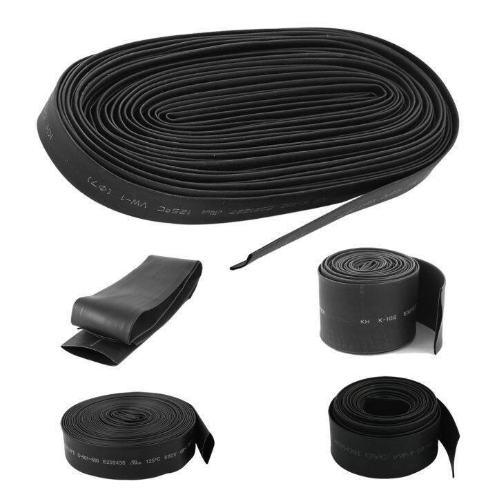 thumbnail image 2 of Sourcingmap Polyolefin Heat Shrink Tubing - 50mm Diameter, 2:1 Shrink Ratio, Clear, 1 Meter (3.3 Ft) Long 2 of 10