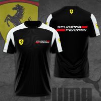 T SHIRT -  ร้อน Scuderia F1 F-errari แข่งเต็มพิมพ์ 3D เสื้อยืด