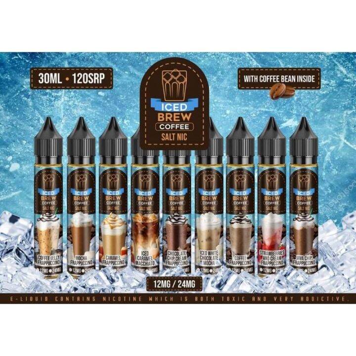 ICED BREW COFFEE Salt Nic (30ml) Lazada PH