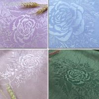 ❈♟ Micro Stretch Camellia Jacquard Fabric By The Meter for Needlework Clothes Cheongsam Dresses Sewing Soft Brocade Vintage Cloth