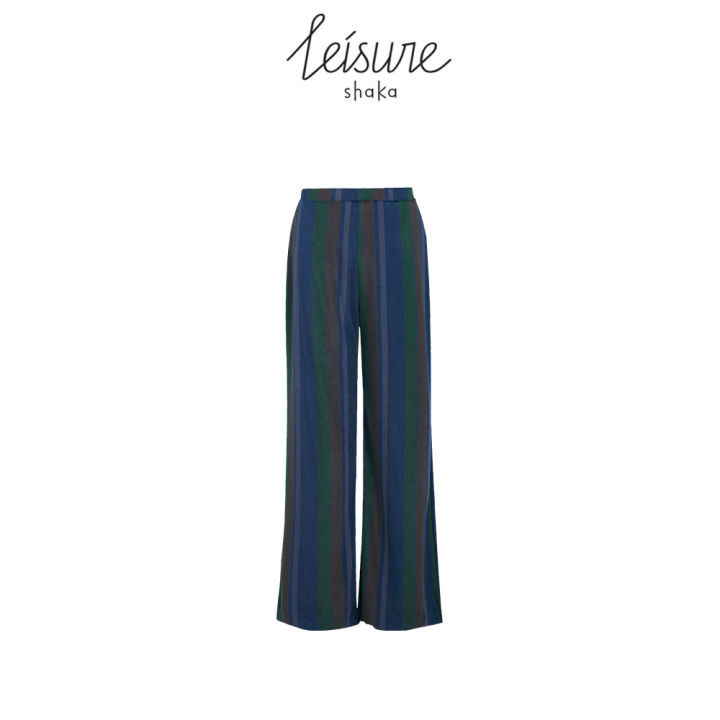 shaka-leisure-aw21-striped-flannel-relax-pants-กางเกงขายาวผ้ากำมะหยี่-ขากระบอก-pn-l211204