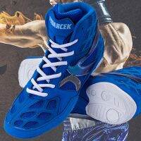 Men Women Breathable Boxing Shoes Light Weight Boxing Sneakers Comfortable Wrestling Shoes Anti Slip Flighting Sneakers