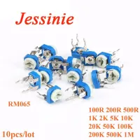 10pcs RM065 RM 065 100 200 500 1K 2K 5K 10K 20K 50K 100K 200K 500K 1M ohm Trimpot Trimmer Potentiometer Variable Resistor