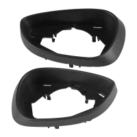 3X Car Left Side Door Wind Rearview Mirror Cover Frame for Ford Fiesta MK7 2009-2017