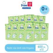 Deal hời  Combo 12 Nước rửa bình sữa D-nee Organic 600 ML