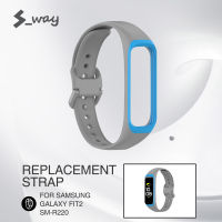 S-Way Soft ซิลิโคนสายรัดสำหรับ Samsung Galaxy Fit2 SM-R220สร้อยข้อมือสายนาฬิกาเปลี่ยนได้สำหรับ Samsung Galaxy Fit2