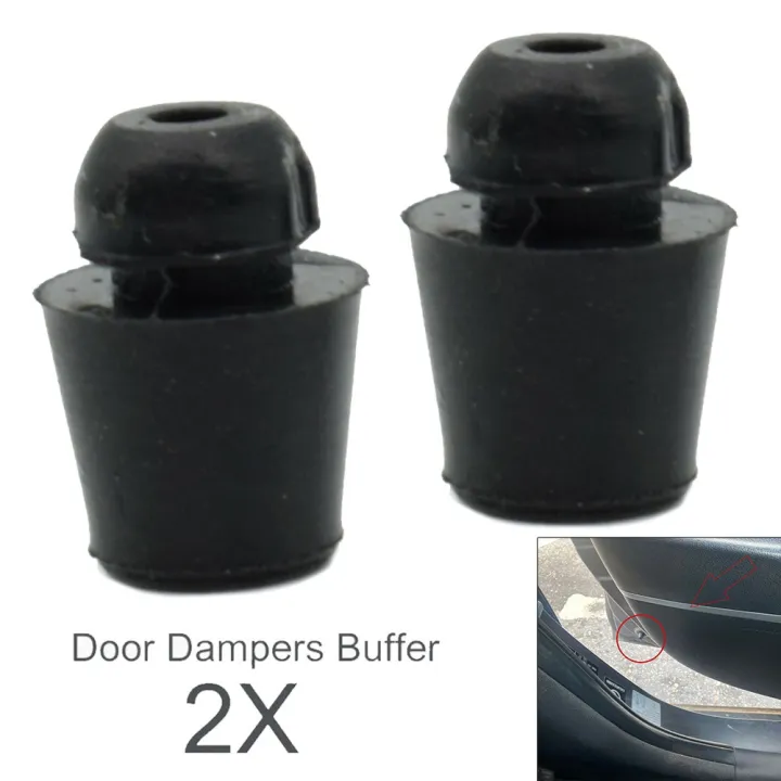 Universal 2Pcs Car Door Dampers Buffer Pad Cover Rubber Stop For Hyundai