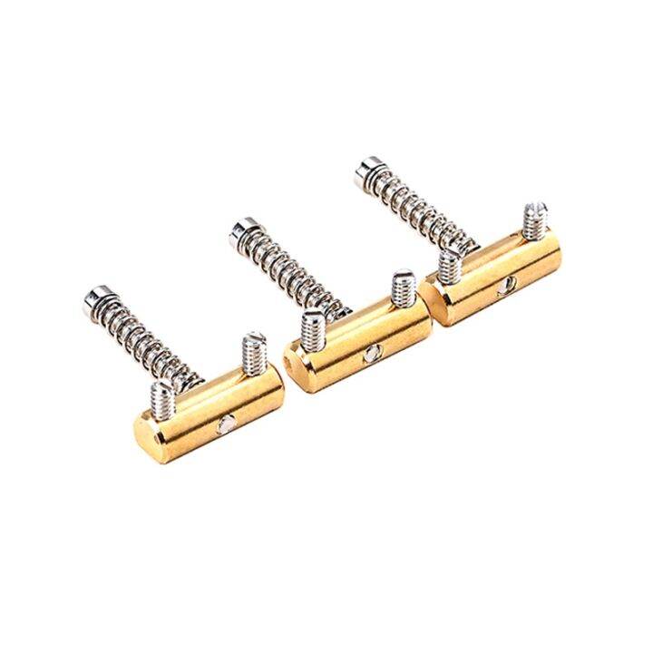 3pcs-vintage-style-fixed-tele-electric-guitar-bridge-brass-saddles-tl-bridge-guitar-commemorative-guitar-bridge-copper-saddle-suitable-for-tele-electric-guitar-bridge