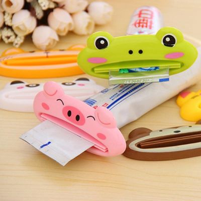 hot【DT】 1pcs Multifunction Squeezer Toothpaste Commodity Tube Cartoon Dispenser