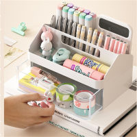 Stationery Holder Rack Drawer Type Storage Plastic Desktop Organizer Stationery Storage Storage Box Desk Organizer