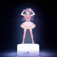 โคมไฟกลางคืน LED รูปอนิเมะ Jason Oshi no Ko 3d ชาร์จ USB สําหรับตกแต่งบ้าน