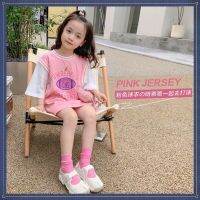 Ready Stock Quick Shipping Childrens Clothing Girls Short-Sleeved One-Piece Dress Princess Vest Camisole Baby Infant Clothes Top T-Shirt Fashionable Thin Style